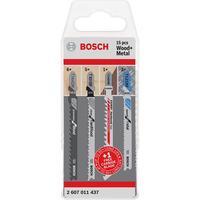 Bosch Stichsägeblatt-Satz Wood and Metal, 15-teilig