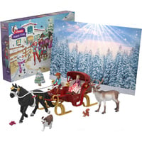 Schleich Großer Adventskalender Horse Club - Weihnachtliche Schlittenfahrt, Spielfigur 