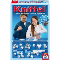 Schmidt Spiele Kniffel mit Lederwürfelbecher, Würfelspiel 