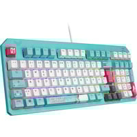 ASUS TUF Gaming K3 Gen II Hatsune Miku Edition, Gaming-Tastatur türkis/mehrfarbig, DE-Layout
