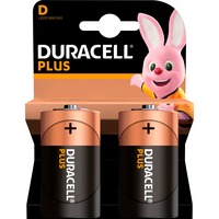 Duracell Plus D, Batterie 2 Stück, D
