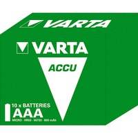 Varta Akku (Box) AAA, Akku-Box 10 Stück, AAA