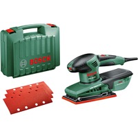 Bosch Heimwerken & Garten Schwingschleifer PSS 250 AE grün, 250 Watt, Koffer