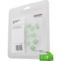 Lindy RJ45 Port Schloss 20x o Schlüssel grün