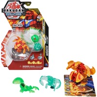 Spin Master Bakugan Evolutions Power Up 3er-Pack, Geschicklichkeitsspiel  mit 1 Platinum Bakugan (Pyrus Wrath) und 2 Nanogan (Ventus Clutch, Haos Echo)