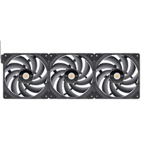 Thermaltake TOUGHFAN EX14 Pro High Static Pressure PC Cooling Fan – Swappable Edition, Gehäuselüfter schwarz, 3-Fan Pack