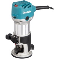 Makita Multifunktionsfräse RT0702CX2J, Fräsmaschine blau, 710 Watt, im MAKPAC Gr.4