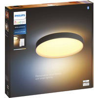Philips HUE White Ambiance Enrave Deckenleuchte XL, LED-Leuchte schwarz, inkl. Dimmschalter