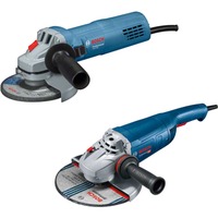 Bosch Professional Set Winkelschleifer GWS 22-230 J Professional +  GWS 880 Professional blau, 2.200 Watt, 880 Watt