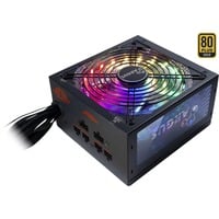 Inter-Tech Argus RGB-650W CM II, PC-Netzteil schwarz, 2x PCIe, Kabelmanagement, 650 Watt