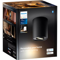 Philips HUE White Ambiance Pillar Einzelspot, LED-Leuchte schwarz, inkl. Dimmschalter