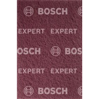 Bosch Expert Vlies-Schleifpad N880 Sehr fein A, 152x229mm, Schleifblatt rot, zum Handschleifen