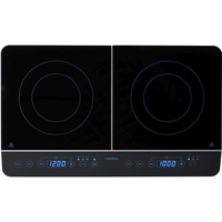 Medion LIFE Doppel-Induktionskochplatte MD 15324 schwarz, 3.500 Watt, 2x Ø 20cm