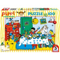 Schmidt Spiele Kaffeekränzchen mit Pippi, Puzzle 100 Teile