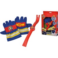 Simba Feuerwehrmann Sam Feuerwehr Handschuhe, Rollenspiel blau/rot