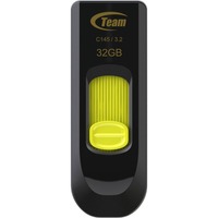 Team Group C145 32 GB, USB-Stick schwarz/gelb, USB-A 3.2 Gen 1