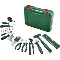 Bosch Advanced Hand Tool S, 52-teilig, Werkzeug-Set grün, mit Werkzeugkoffer
