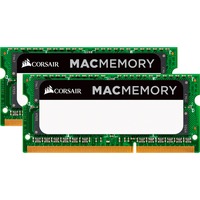 Corsair SO-DIMM 8 GB DDR3-1333 (2x 4 GB) Dual-Kit, Arbeitsspeicher CMSA8GX3M2A1333C9, Mac, Lite Retail