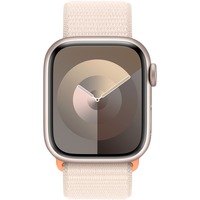 Apple Watch Series 9, Smartwatch Polarstern, Aluminium, 41 mm, Sport Loop