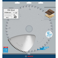 Bosch Professional PRO Wood cordless Kreissägeblatt, Ø 305mm, 60Z Bohrung 30mm, für Akku-Kappsägen