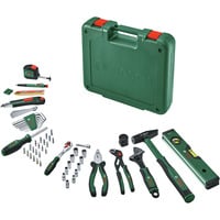 Bosch Heimwerken & Garten Werkzeug Set, 73-teilig, Werkzeug-Set grün, mit Werkzeugkoffer