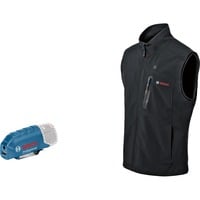 Bosch Professional Beheizbare Weste GHV 12+18V XA, L, Arbeitskleidung schwarz, ohne Akku
