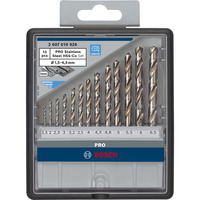 Bosch Professional PRO Stainless Steel HSS-Co Metallbohrer-Satz, 13-teilig 