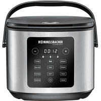 Rommelsbacher Multi-Reiskocher MRK 950 edelstahl/schwarz, 860 Watt, 5 Liter