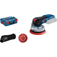 Bosch Professional Akku-Exzenterschleifer GEX 18V-125 Professional solo, 18Volt blau/schwarz, ohne Akku und Ladegerät, in L-BOXX