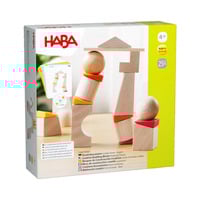 HABA Kreativbausteine Schiefe Türme - Kugeln, Konstruktionsspielzeug 