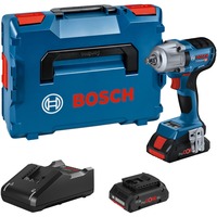 Bosch Professional Akku-Schlagschrauber GDS 18V-450 HC Professional, 18Volt blau/schwarz, 2x Li-Ionen Akku 5,0Ah, in L-BOXX