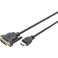 Digitus HDMI auf DVI-D-Adapterkabel schwarz