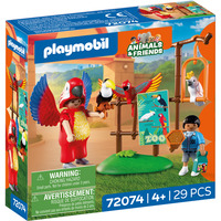PLAYMOBIL 72074 Animals & Friends Zoo: Maskottchen, Konstruktionsspielzeug 