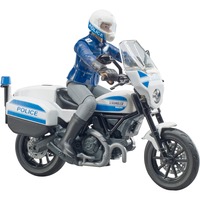 bruder 62731 bworld Scrambler Ducati Polizeimotorrad, Modellfahrzeug 