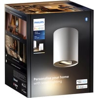 Philips HUE White Ambiance Pillar Einzelspot, LED-Leuchte weiß, inkl. Dimmschalter