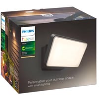 Philips HUE White Welcome Outdoor Flutlicht, LED-Leuchte schwarz