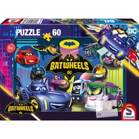 Schmidt Spiele DC Batwheels: Batmobile gegen Legion der Düser, Puzzle 60 Teile