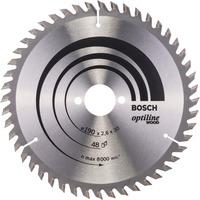 Bosch PRO Wood Kreissägeblatt, Ø 190mm, 48Z Bohrung 30mm, für Handkreissägen