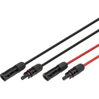 Digitus Solarkabel Verlängerung Ø 6mm² PV 1.500Volt 2x 3 Meter - 1x rot, 1x schwarz, MC4-Stecker / -Buchse