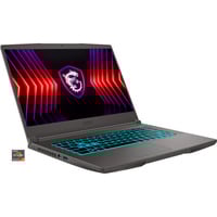 MSI Thin A15 B7VF-410, Gaming-Notebook grau, AMD Ryzen 7 7735HS, NVIDIA GeForce RTX 4060, 16 GB DDR5, 512 GB (512 GB SSD), Windows 11 Home 64-Bit