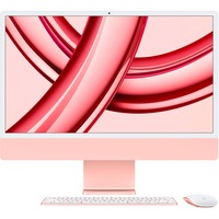 Apple iMac 59,62 cm (24") M3 2023, MAC-System rot/rosé, macOS, Deutsch