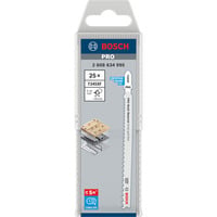 Bosch Professional PRO Stichsägeblatt Multi Material thick and thin T345XF, 132mm schwarz, 25 Stück