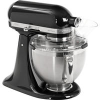 KitchenAid Artisan Premium 5KSM185PSEOB Onyx schwarz, Küchenmaschine schwarz, 300 Watt