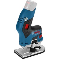 Bosch Professional Akku-Kantenfräse GKF 12V-8 Professional solo, 12Volt, Oberfräse blau/schwarz, ohne Akku und Ladegerät