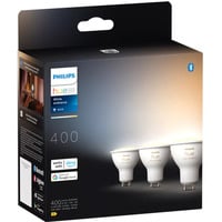 Philips HUE White Ambiance GU10 Dreierpack 400 lm, LED-Lampe 