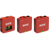 Rode Microphones Wireless GO (Gen 3), Mikrofon dunkelrot
