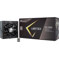 Seasonic VERTEX PX-1000 1000W, PC-Netzteil schwarz, 1x 12-Pin Hiogh Power GPU, 3x PCIe, Kabel-Management, 1000 Watt