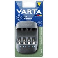 Varta Eco Charger, Ladegerät inkl. 4x Mignon, AA, 2100 mAh