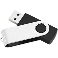 MediaRange USB 2.0 32 GB, USB-Stick schwarz/silber, USB 2.0, Bulk