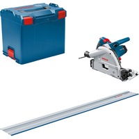 Bosch Professional Tauchsäge GKT 55 GCE Professional, mit FSN 1400, Handkreissäge blau, 1.400 Watt, L-BOXX